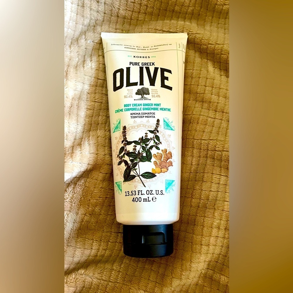 KORRES|Pure Greek Olive Body Cream|Ginger Mint|13.53 Fl Oz.|luxurious bo…​